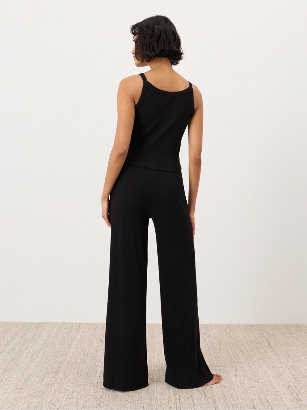 NWT/NIB • Pact Organic Dream Rib Cami in Black • Women’s XL - Picture 3 of 13